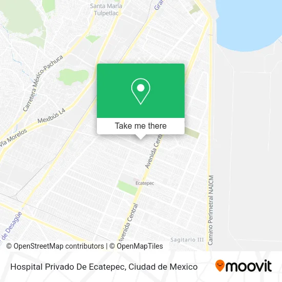 Hospital Privado De Ecatepec map