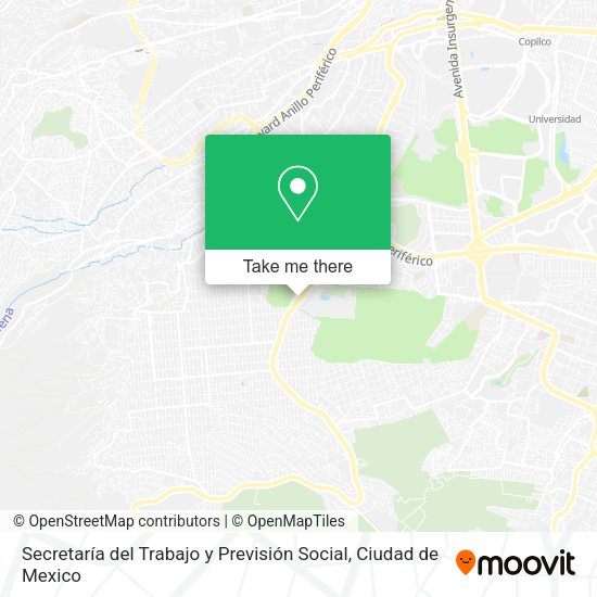 Secretaría del Trabajo y Previsión Social map