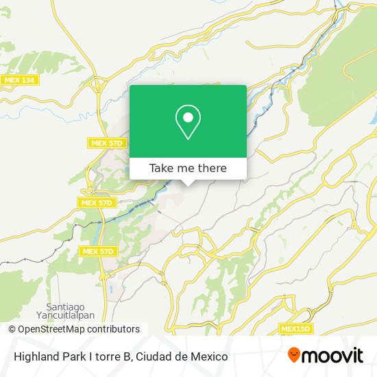 Mapa de Highland Park I torre B