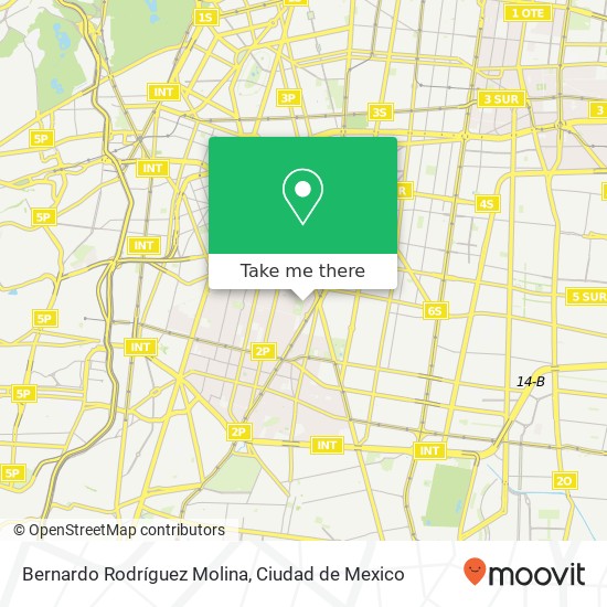 Bernardo Rodríguez Molina map