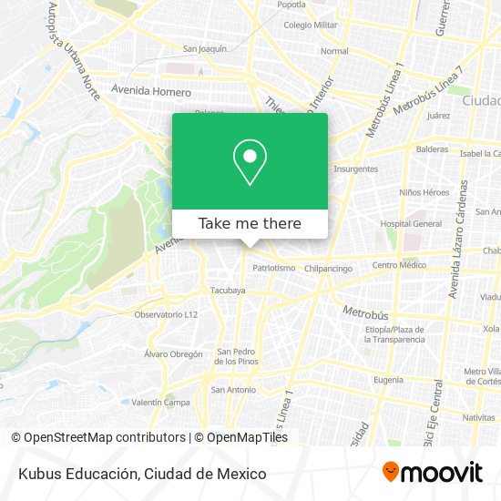 Mapa de Kubus Educación