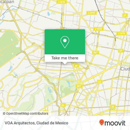 VOA Arquitectos map