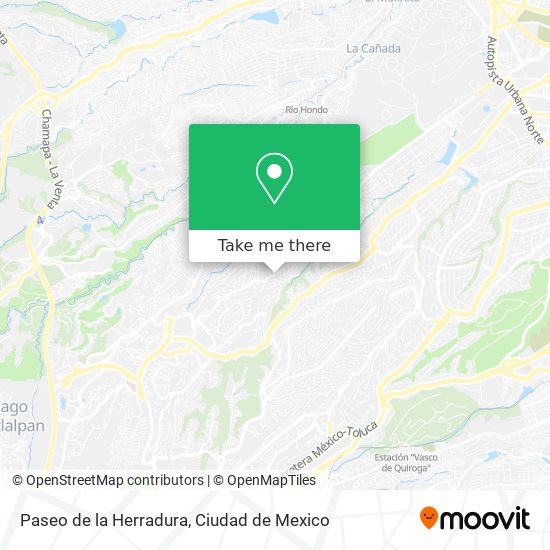 Mapa de Paseo de la Herradura