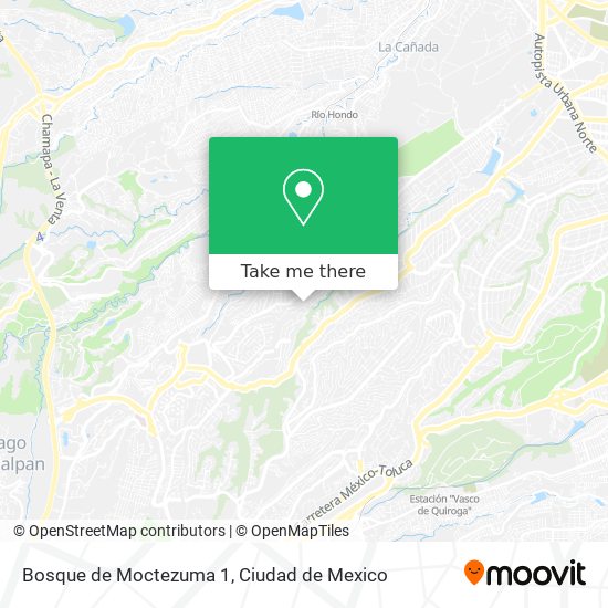 Bosque de Moctezuma 1 map