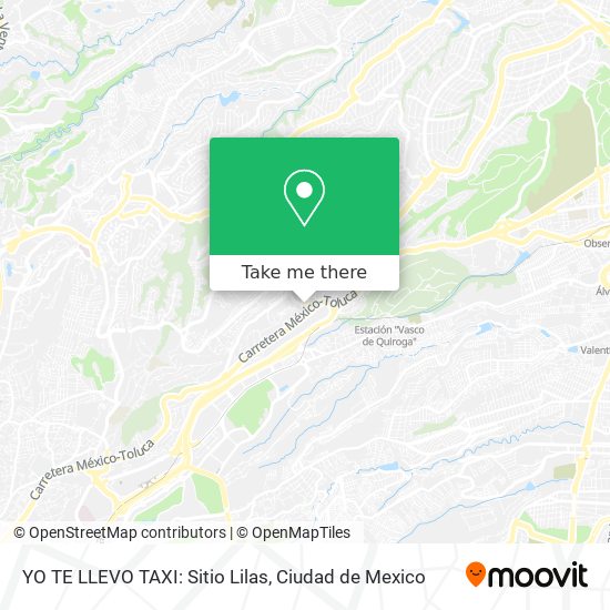 YO TE LLEVO TAXI: Sitio Lilas map