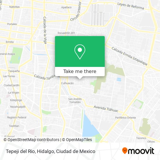 Tepeji del Rio, Hidalgo map