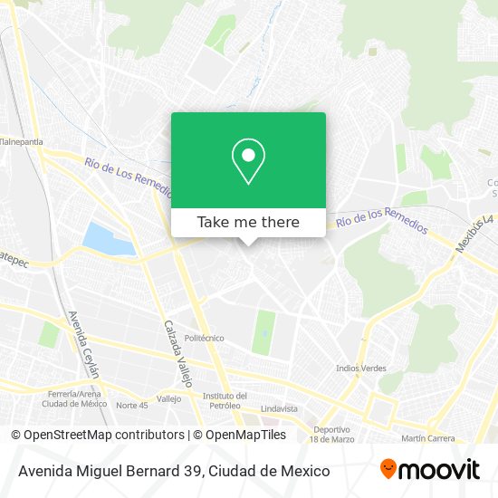 Mapa de Avenida Miguel Bernard 39