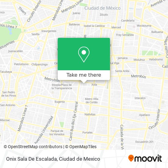 Onix Sala De Escalada map