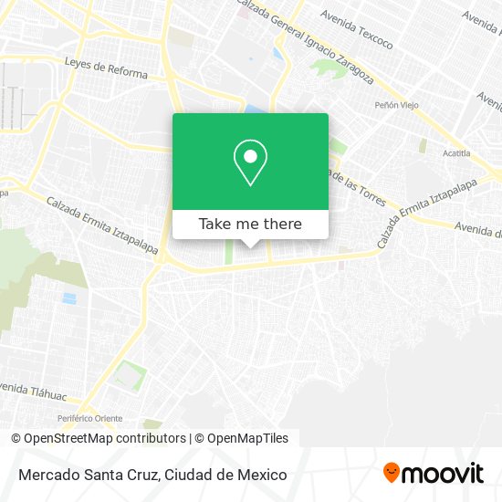 Mercado Santa Cruz map