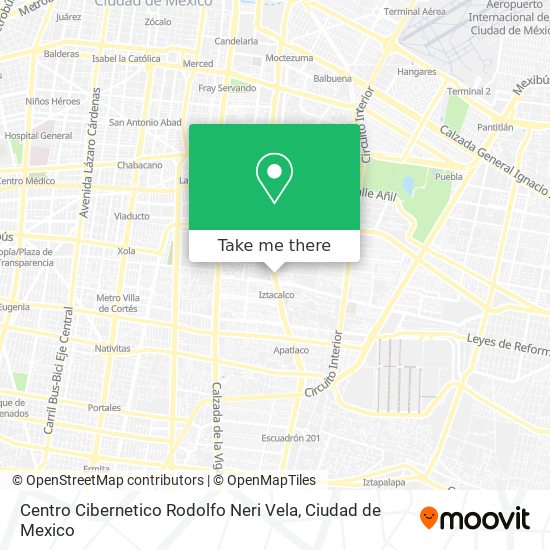 Centro Cibernetico Rodolfo Neri Vela map