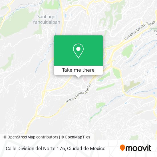 Mapa de Calle División del Norte 176