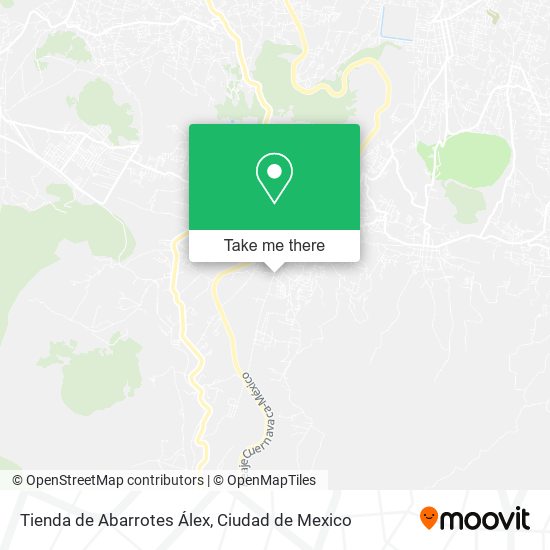 Mapa de Tienda de Abarrotes Álex