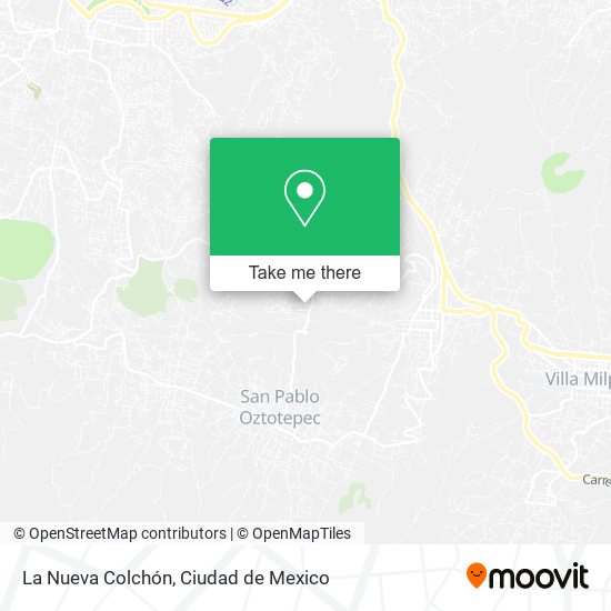 La Nueva Colchón map