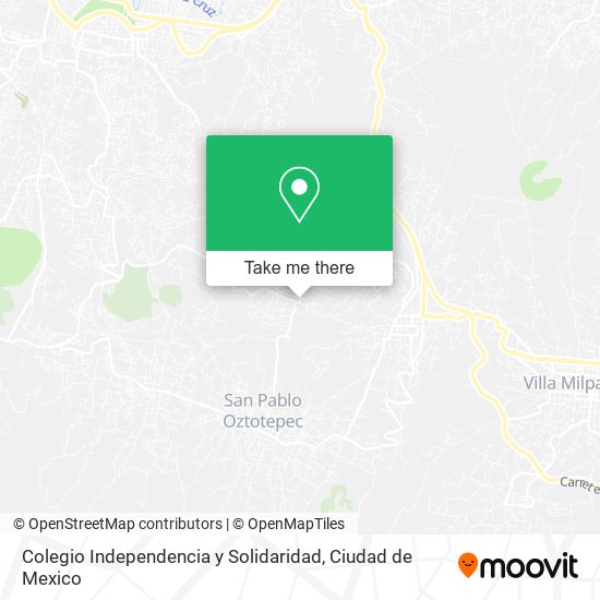 Mapa de Colegio Independencia y Solidaridad