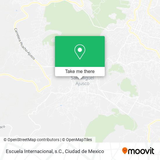 Mapa de Escuela Internacional, s.C.