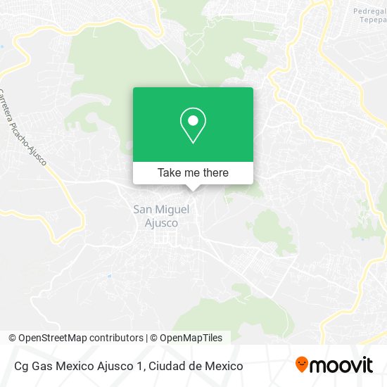 Cg Gas Mexico Ajusco 1 map