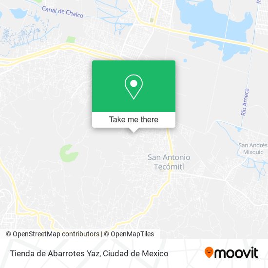 Tienda de Abarrotes Yaz map