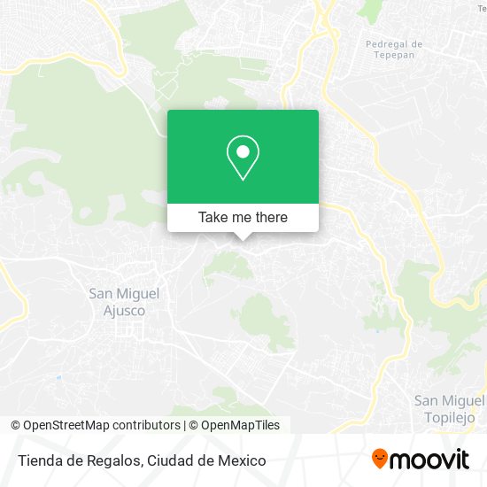 Mapa de Tienda de Regalos