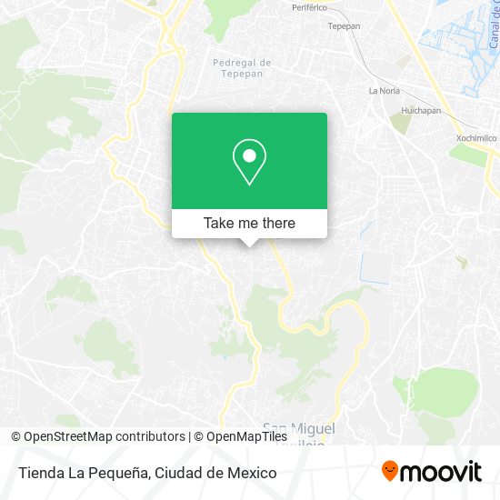 Tienda La Pequeña map