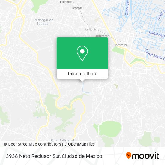 Mapa de 3938 Neto Reclusor Sur