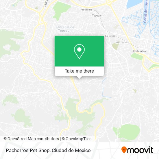 Pachorros Pet Shop map