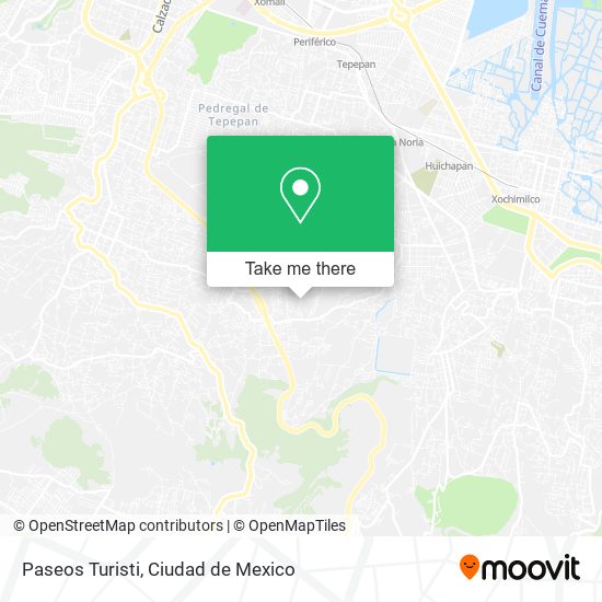 Paseos Turisti map