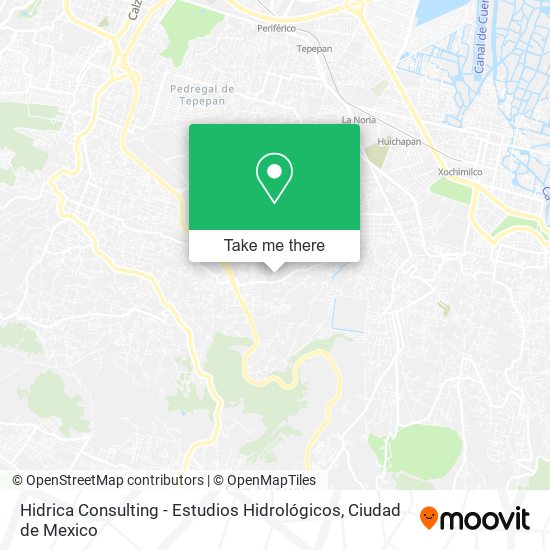 Hidrica Consulting - Estudios Hidrológicos map