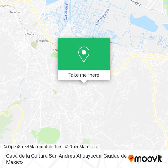 Mapa de Casa de la Cultura San Andrés Ahuayucan