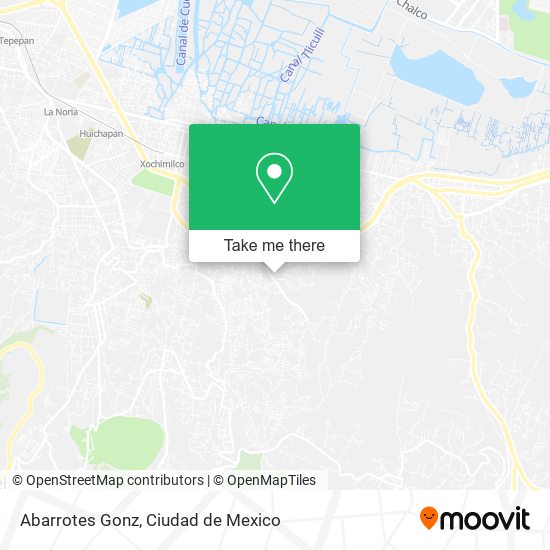 Abarrotes Gonz map