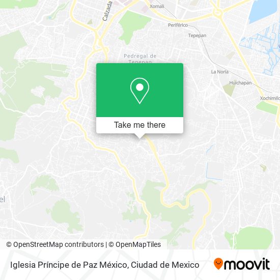 Mapa de Iglesia Príncipe de Paz México