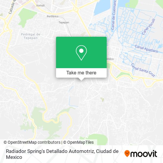 Radiador Spring's Detallado Automotriz map