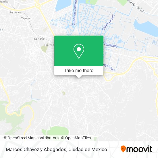 Marcos Chávez y Abogados map