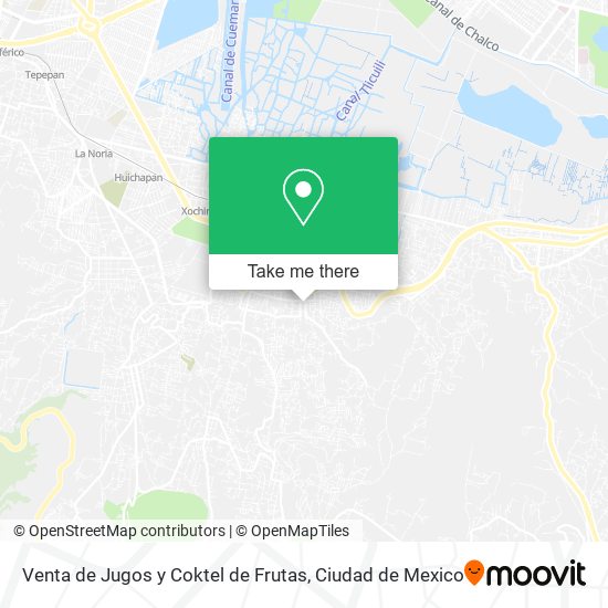 Venta de Jugos y Coktel de Frutas map