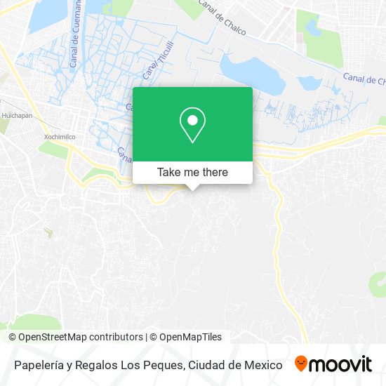 Papelería y Regalos Los Peques map