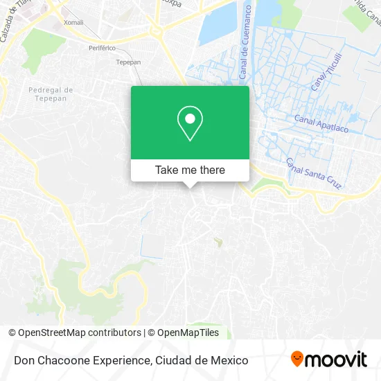 Don Chacoone Experience map