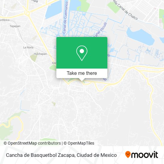 Mapa de Cancha de Basquetbol Zacapa