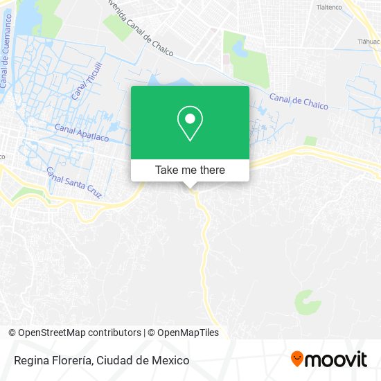 Regina Florería map