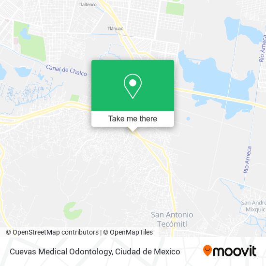 Mapa de Cuevas Medical Odontology