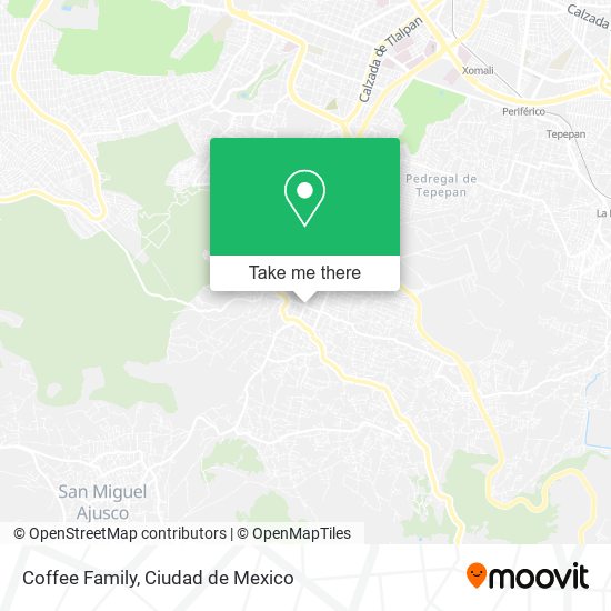 Mapa de Coffee Family