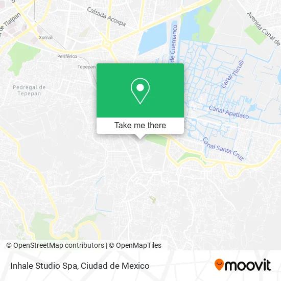 Inhale Studio Spa map