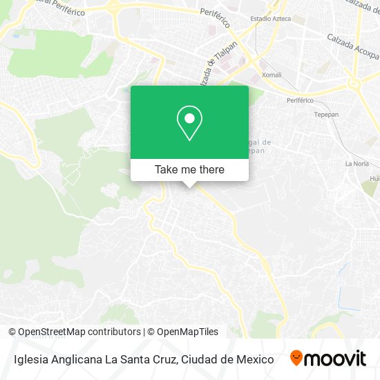 Mapa de Iglesia Anglicana La Santa Cruz