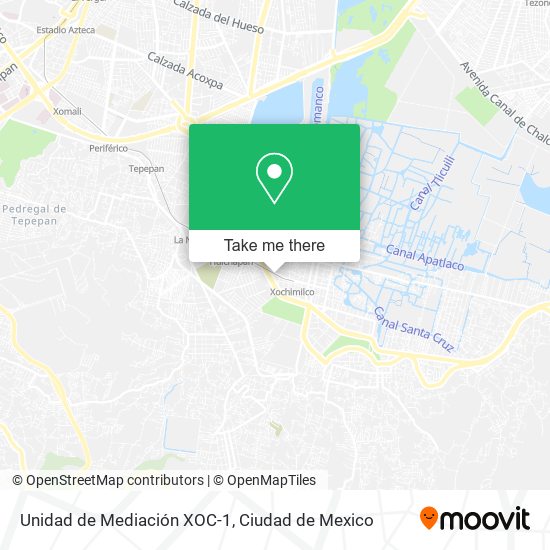 Mapa de Unidad de Mediación XOC-1