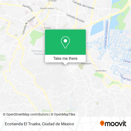 Ecotienda El Trueke map