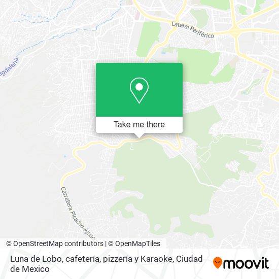 Luna de Lobo, cafetería, pizzería y Karaoke map