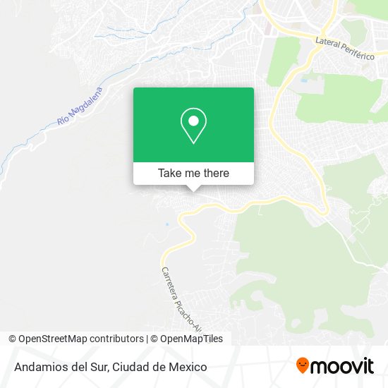 Andamios del Sur map