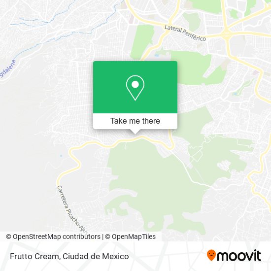Mapa de Frutto Cream