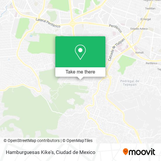 Hamburguesas Kike's map