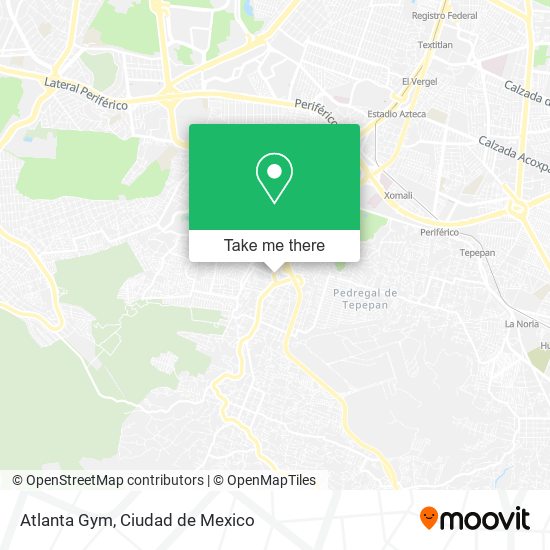 Mapa de Atlanta Gym