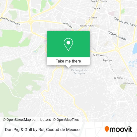 Mapa de Don Pig & Grill by Rol