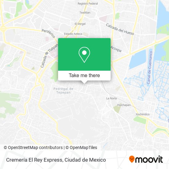 Mapa de Cremería El Rey Express